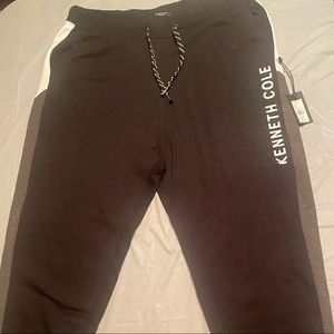 Kenneth Cole New York Black and White Joggers
